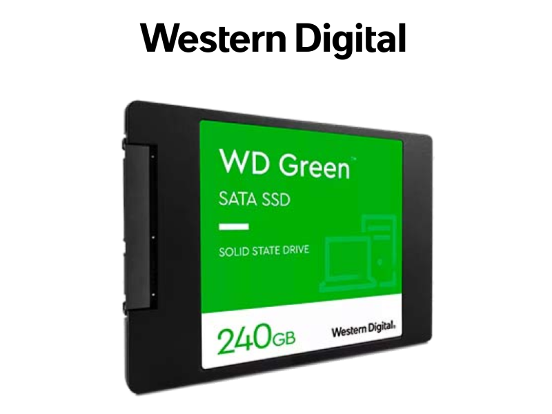 DISCO SOLIDO 240GB WESTER DIGITAL GREEN SATA SSD P.N: WDS240G3G0A  